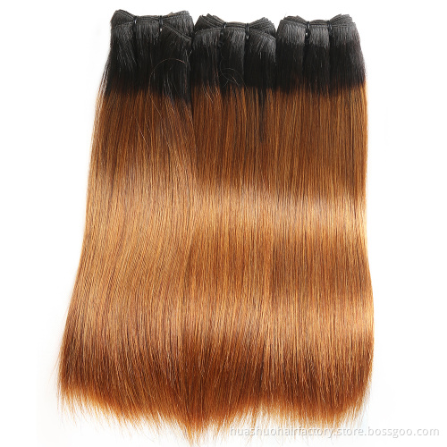 T1b/30 Human Hair Double Drawn Mink China Factories , Vietnam Double Drawn Cuticle Aligned Hair
